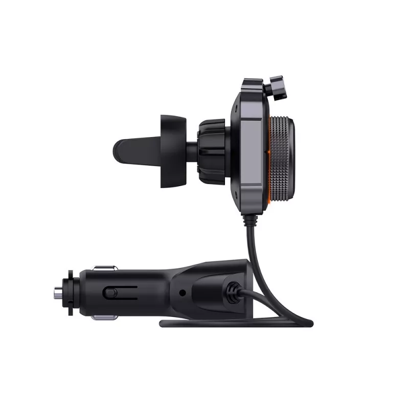 FM siųstuvas SAVIO TR-14 Bluetooth USB, FM 87,6–107,9 MHz, MicroSD, USB-C, 12 V automobilio maitinimas