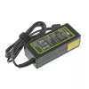 Maitinimo adapteris Green Cell AD38AP 65W, skirtas Lenovo nešiojamiesiems kompiuteriams, 20V 3,25A, 1,2 m laidas, juodas