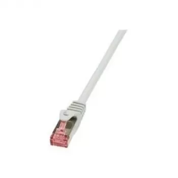 Tinklo kabelis LogiLink Cat.6 S/UTP RJ-45 Cat6 0,25 m pilkas