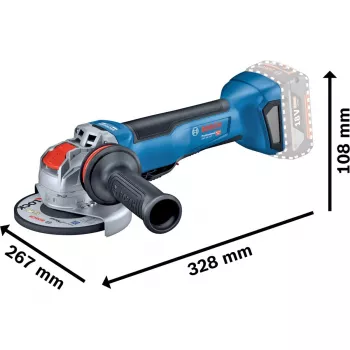 Bosch GWX 18V-10 P PROFESSIONAL kampinis šlifuoklis 9000 aps./min. 1000 W 1,9 kg