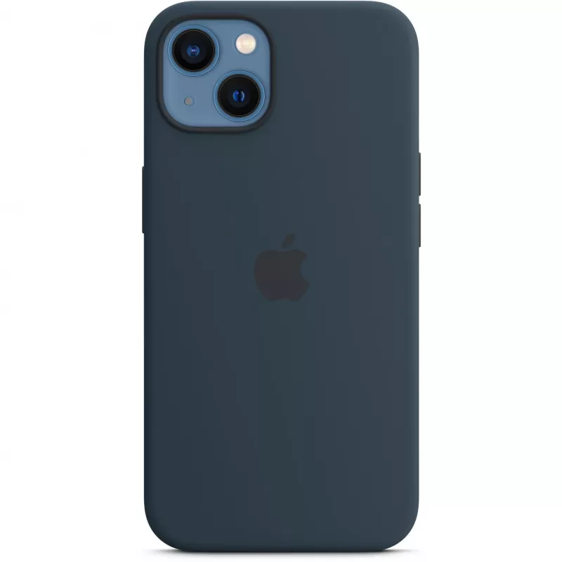 Apple silikoninis dėklas iPhone 13 su MagSafe (abyss Mėlyna)