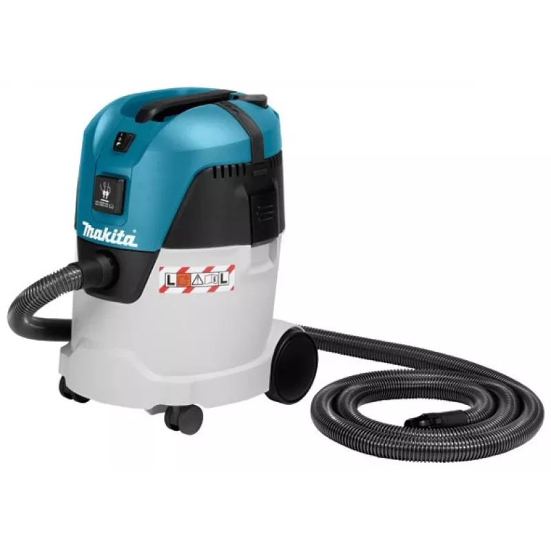 Drėgnas ir sausas dulkių siurblys Makita VC2512L — 25 L, 1000 W, 230 V, 21 kPa, 60 l/s