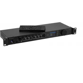 Internetinis / DAB+ radijo pirminis stiprintuvas Omnitronic EP-220NET su Bluetooth