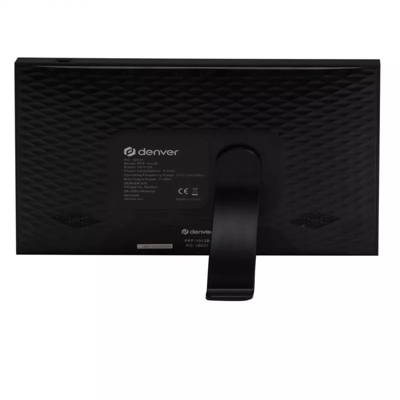 Denver PFF-1012 skaitmeninis nuotraukų rėmelis Juoda 25,6 cm (10.1) Jutiklinis ekranas Wi-Fi
