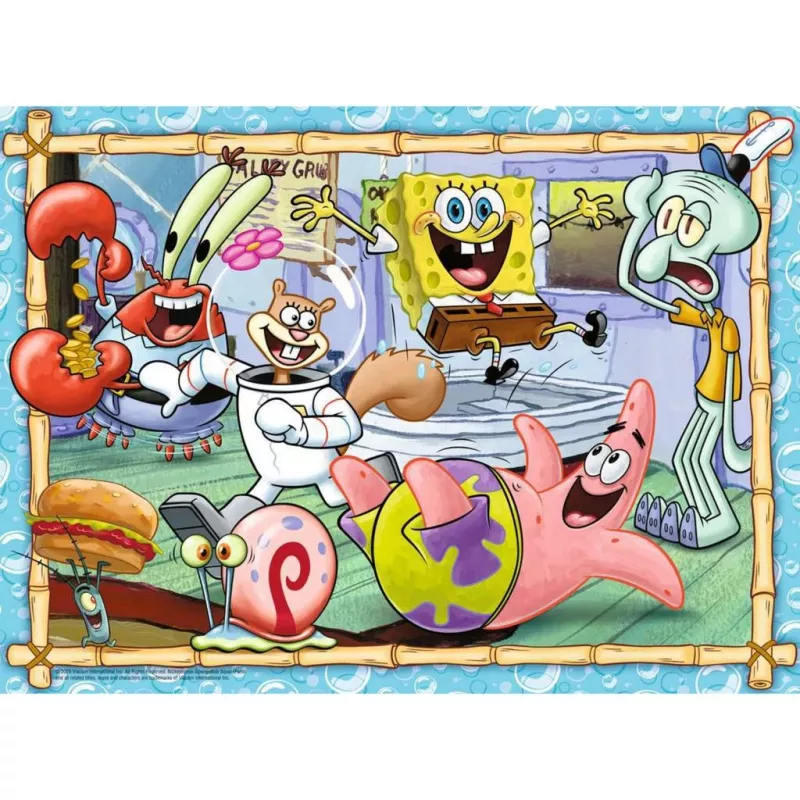 Dėlionė Ravensburger New Adventures in Bikini Bottom, 200 dalių, vaikų dėlionė