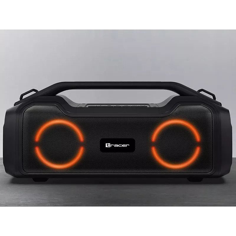 Stereo nešiojamas garsiakalbis TRACER BigBoy TWS Bluetooth 40W RMS, Bluetooth 5.3, 12h baterija, juodas