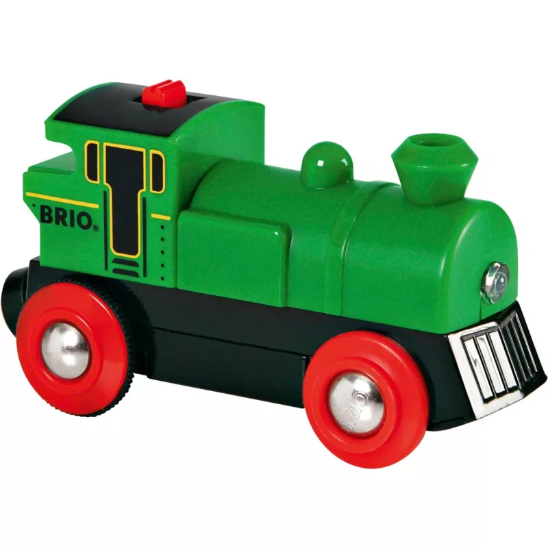 BRIO World maitinamas baterijomis variklis