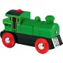 BRIO World maitinamas baterijomis variklis