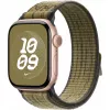 Dirželis Apple 42mm žalia/pilka Nike Sport Loop išmaniajam laikrodžiui