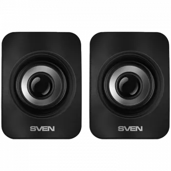 SVEN 130 maitinami per USB (2x3 W); garsumo reguliavimas gale