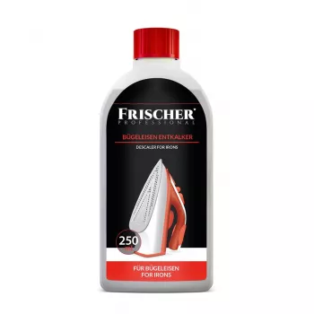 Skystas nukalkinimo tirpalas FRISCHER FR00015_250 buitiniams prietaisams 0,25 L, lygintuvams, plastikiniame butelyje