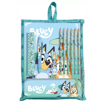 Kanceliarinių prekių rinkinys 12 vnt. Bluey