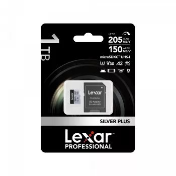 „Lexar“ 1 TB UHS-I „MicroSDXC Sidabrinė PLUS“ atminties kortelė