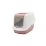 Uždara kačių tualeto dėžutė Savic Nestor White-Pink, su gaubtu, 56×39×38,5 cm