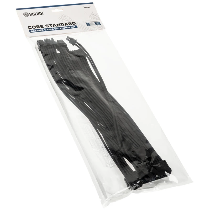 Kolink Core Standard Braided kabelis Extension Kit - Jet Juoda