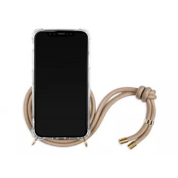 Išmaniojo telefono karolių dėklas Lookabe, skirtas iPhone Xs Max – auksinės nuogos spalvos