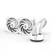 Zalman Reserator5 Z24 ARGB White CPU skysčio aušintuvas 240mm radiatorius 2 x 120 mm ventiliatorius