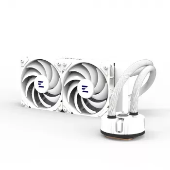 Zalman Reserator5 Z24 ARGB White CPU skysčio aušintuvas 240mm radiatorius 2 x 120 mm ventiliatorius