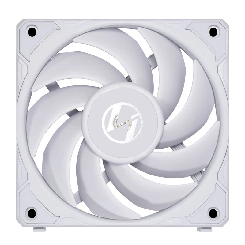 Lian Li UF-P28120-1W ventiliatorius, 12 cm, 300–2600 RPM, baltas