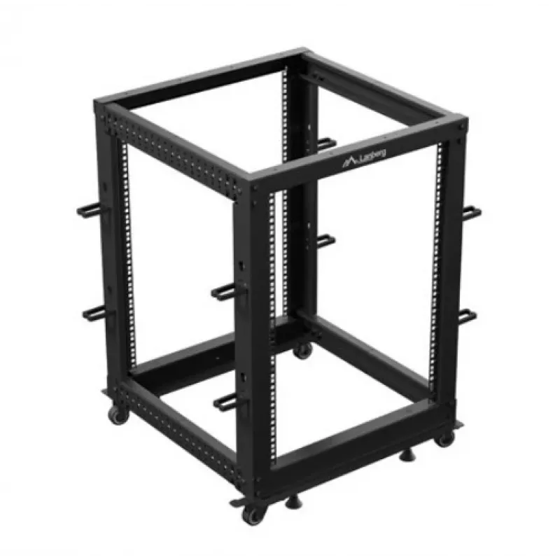 Laisvai pastatomas stovas Lanberg OR01-6115-B 15U juodas 600 kg talpa
