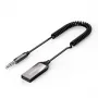 UGREEN CM309 Bluetooth 5.0 USB garso imtuvas su 3,5 mm AUX lizdu, juodas, 20–20000 Hz