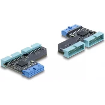 USB šakotuvas DELOCK 67341 20 kontaktų jungtis prie 2× USB 5 Gbps