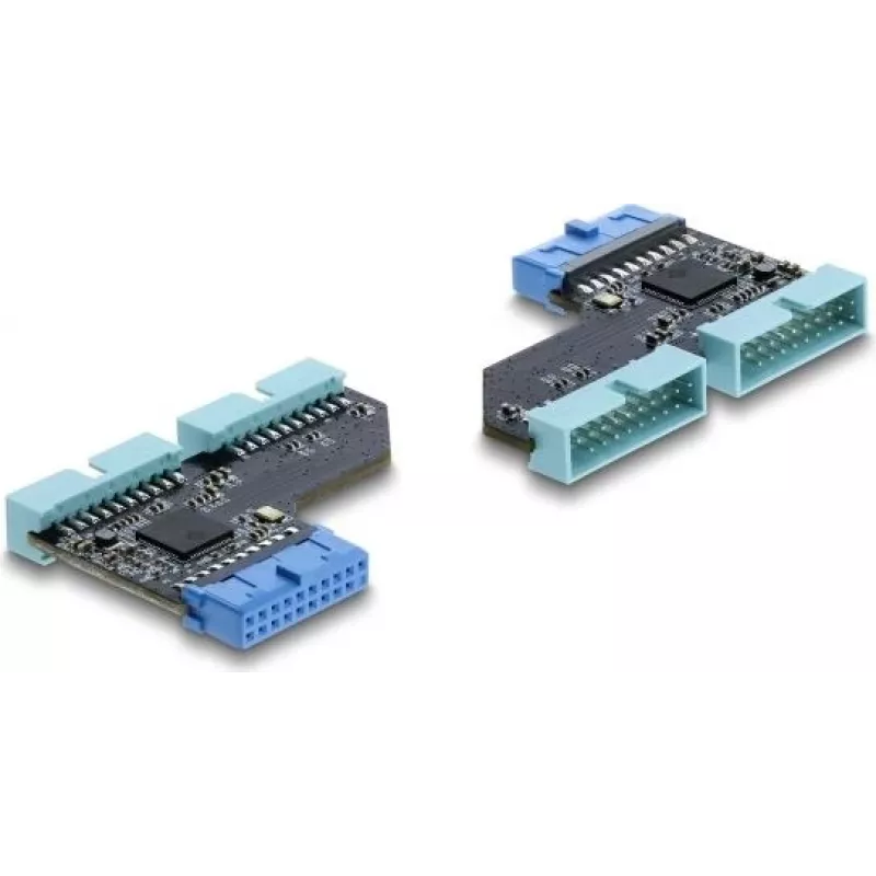 USB šakotuvas DELOCK 67341 20 kontaktų jungtis prie 2× USB 5 Gbps
