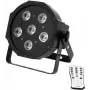 LED PAR prožektorius EUROLITE SLS-603 6x3W juodas – scenos/ambientinis apšvietimas, 18 W bendra galia