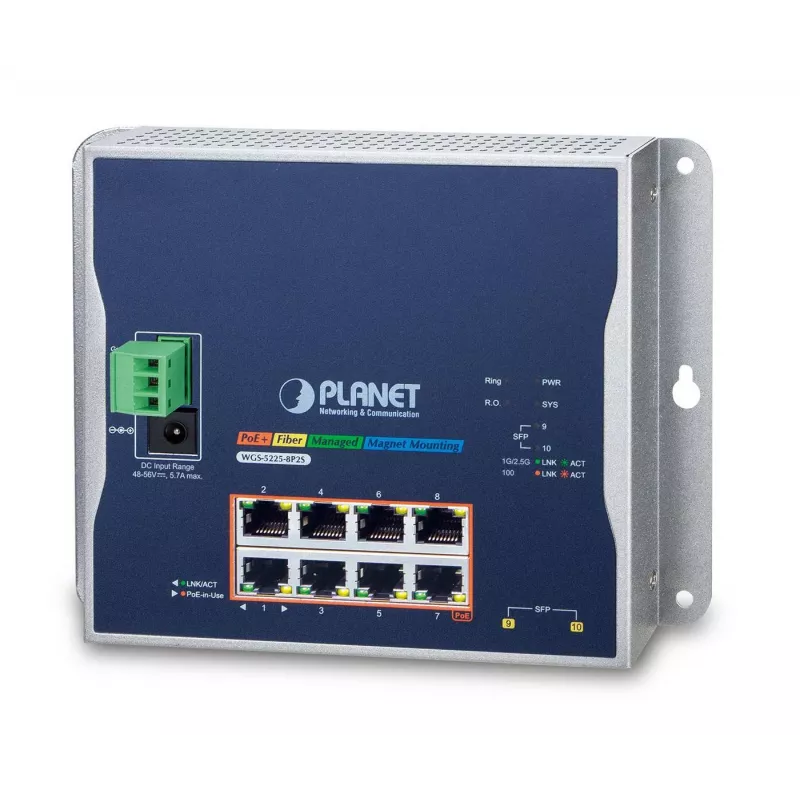 Valdomas jungiklis PLANET WGS-5225-8P2S