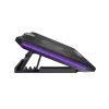 FURY GUNBAI G3 Laptop Cooling Pad 14.1–17.3 su 2 ventiliatoriais, RGB apšvietimu, 2× USB
