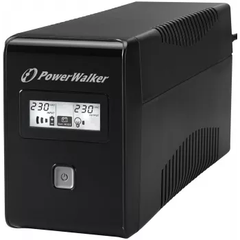 PowerWalker VI 850 LCD nepertraukiamo maitinimo šaltinis (UPS) line-interactive 0,85 kVA 480 W