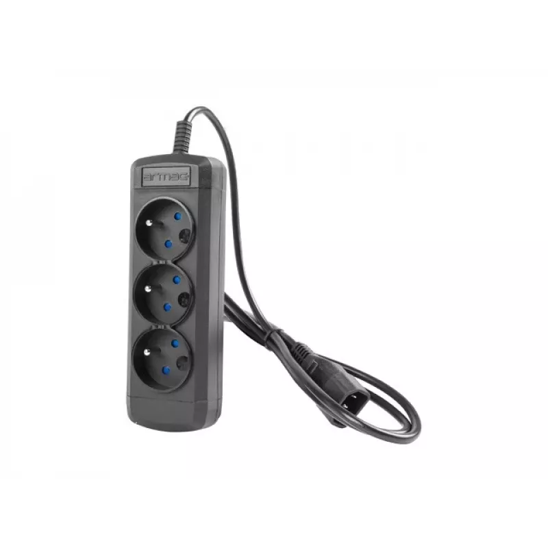 Apsaugos nuo viršįtampių ilginamasis lizdas ARMAC ARCOLOR3 ARC3/0.6/CZ/IEC 0,6 m 3×230V PL
