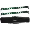 LED Bar Set EUROLITE 20000663 2x 12 QCL RGB UV - scenos apšvietimo juostos