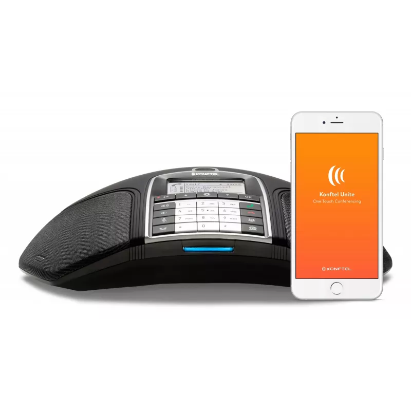 Konftel 300IPx - VoIP konferencinis telefonas - SIP v2 - Juodasis saldymedis - skirtas Konftel C50300IPx Hybrid