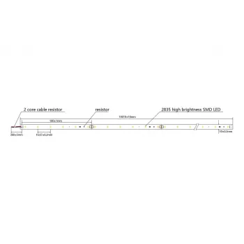 Synergy 21 LED lanksti juostelė 2835 - 30 NW DC24V 130W IP20 ULS 20m