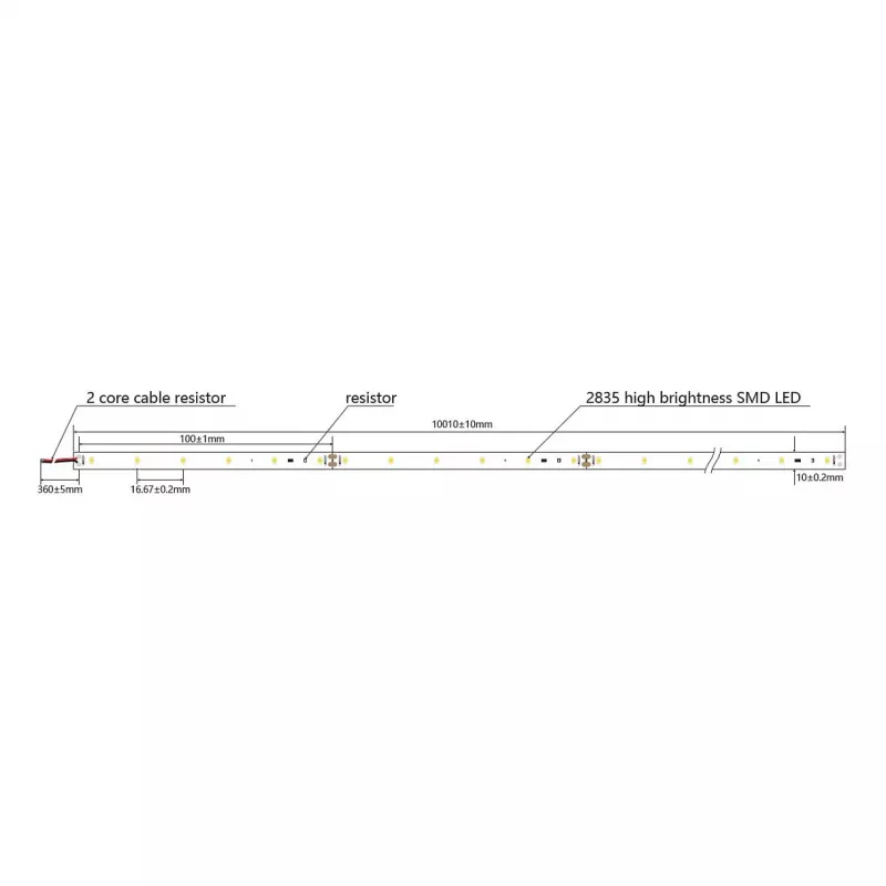 Synergy 21 LED lanksti juostelė 2835 - 30 NW DC24V 130W IP20 ULS 20m