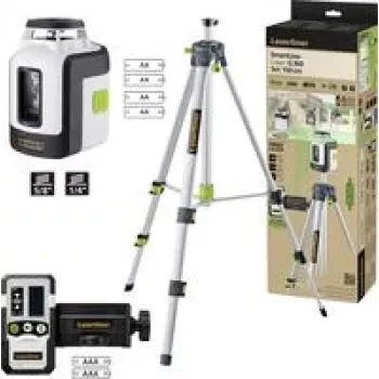 Lazerinis nivelyras Laserliner SmartLine-Laser G360 Set — 360° linijos, 150 cm nuotolis