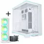 Lian Li O11D EVO RGB + TRYX PANORAMA SE ARGB pilnas skysčio aušinimo rinkinys - balta, 360 mm