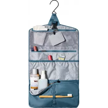 Tualeto reikmenų krepšys DEUTER Wash Bag II — kompaktiškas kelioninis prausimosi krepšys, Atlantic spalva