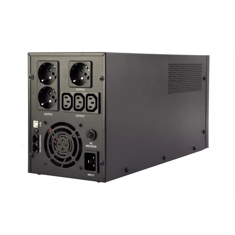 Gembird EG-UPS-036 nepertraukiamo maitinimo šaltinis (UPS) Line-Interactive 3 kVA 1800 W 6 AC lizdai