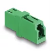 Skaidulinės optikos adapteris LC Simplex lizdas į LC Simplex lizdas APC žalias DeLOCK 87984