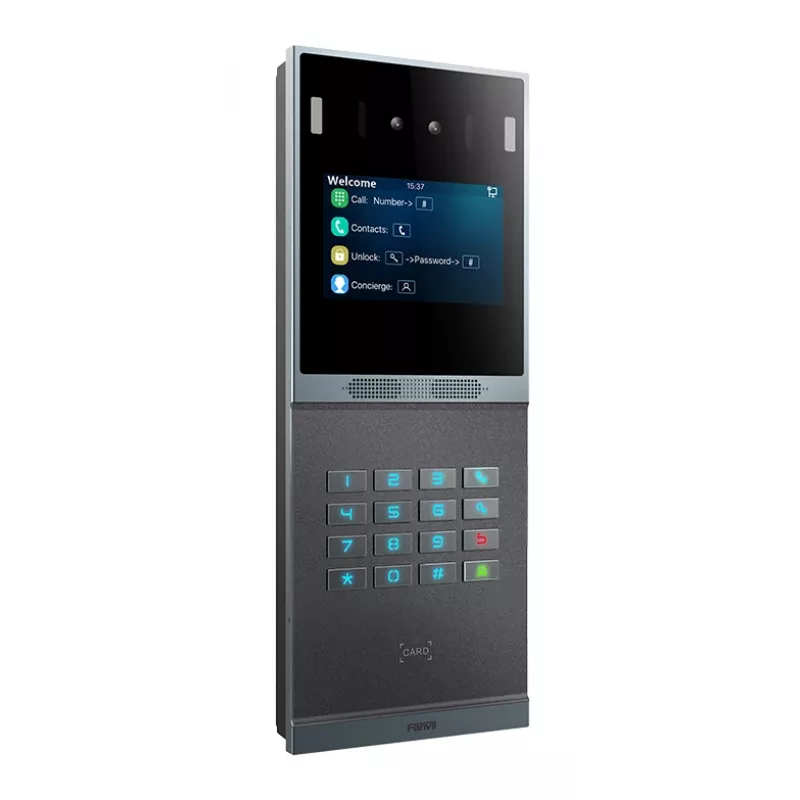 Fanvil i66 vaizdo domofono sistema 2 MP 10,2 cm 4 colių juoda pilka
