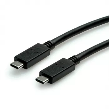 ROLINE USB3.2Gen2 kabelis PD 20V5A Type C-C ST/ST 0.5m - kabelis - Digital/Data - 0,5 m (11.99.9057)