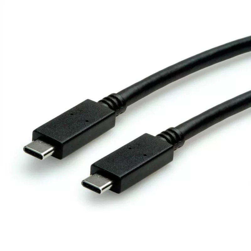 ROLINE USB3.2Gen2 kabelis PD 20V5A Type C-C ST/ST 0.5m - kabelis - Digital/Data - 0,5 m (11.99.9057)