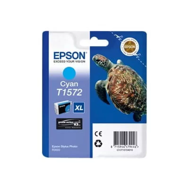 Epson T1572 žydros spalvos rašalo kasetė
