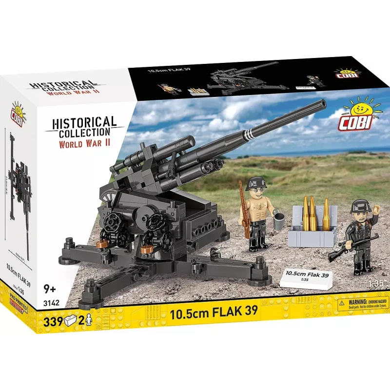 Konstruktorius Cobi Blocks 10,5 cm Flak 39 — 339 detalės
