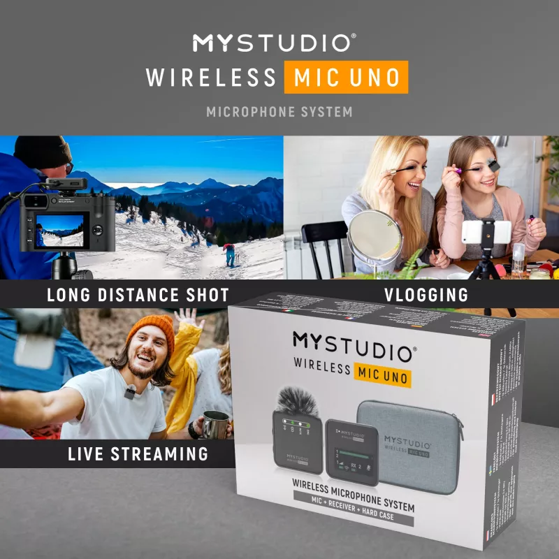 Mikrofonas Easypix MyStudio Wireless Mic Uno 62023