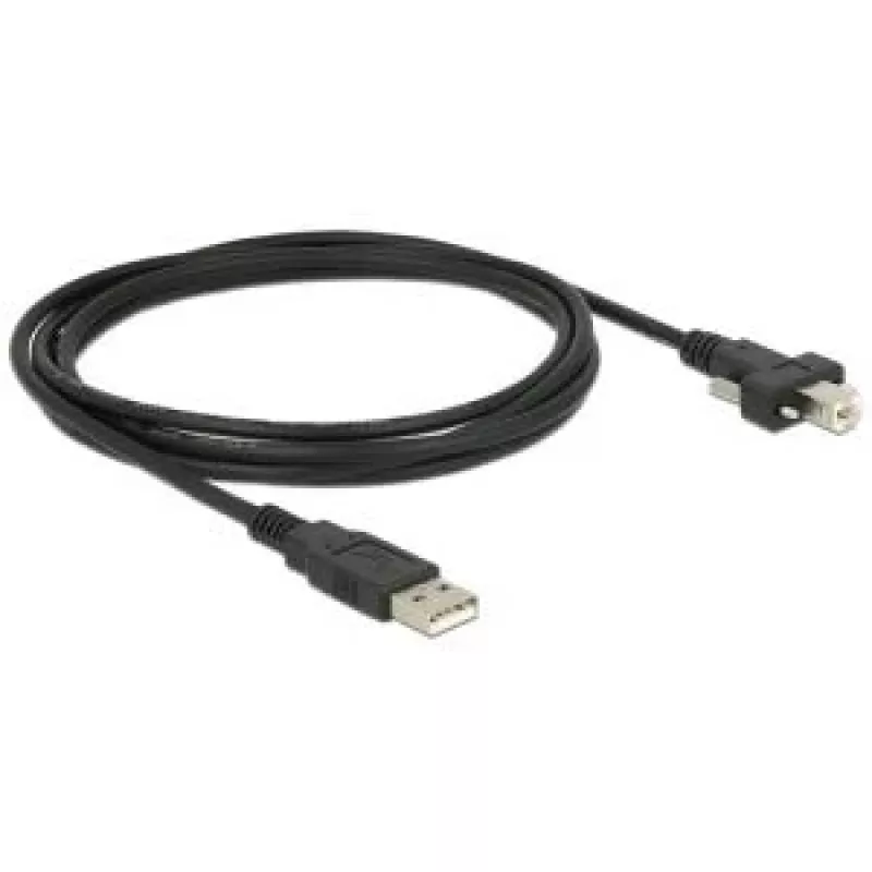 USB laidas DeLOCK 2 m USB 2.0 USB A USB B juodas