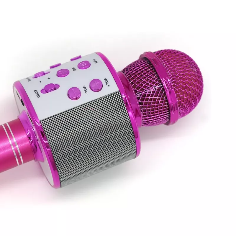 Mikrofonas MANTA MIC11-PK Rožinis — laidinis 3,5 mm lizdas, lengvas rankinis
