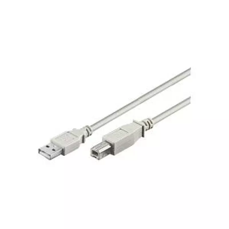 Diverse Cable USB 2.0 (dvigubai ekranuotas, pilkas) (50953)